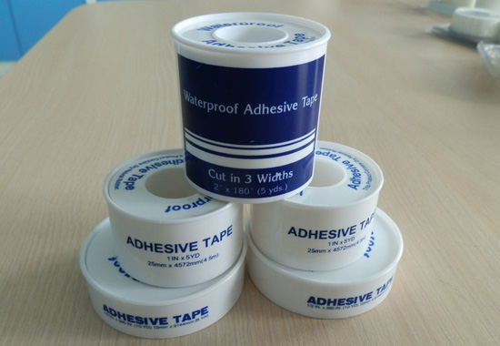 FDA, CE, ISO Certification White Hypoallergenic Cotton Waterproof Adhesive Tape, Apply To Clean, Dry Skin